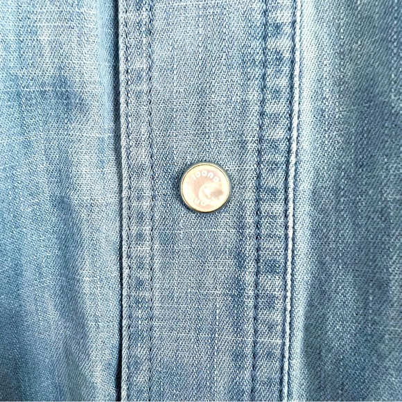 Gucci x MLB Graphic Print Pirates Denim Shirt in Light Blue Size XL New w/Tag - Picture 14 of 15